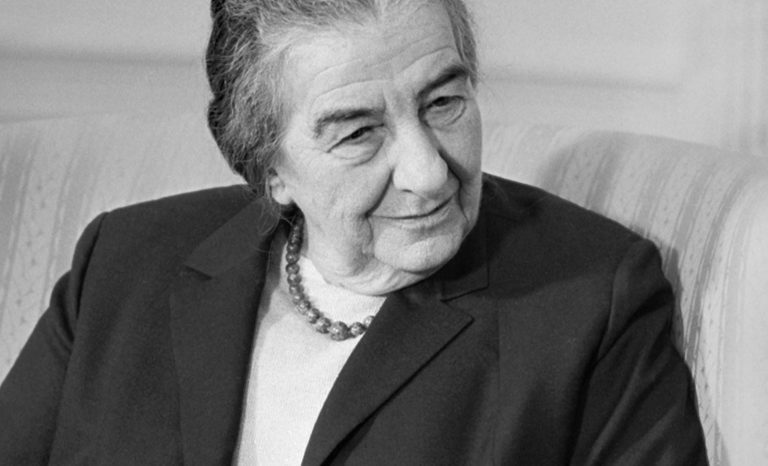 Golda Meir, le sens politique est-il inné ou acquis?