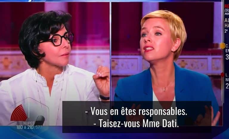 Clémentine (Autain) contre Rachida (Dati): devinez de quel côté était la vulgarité!