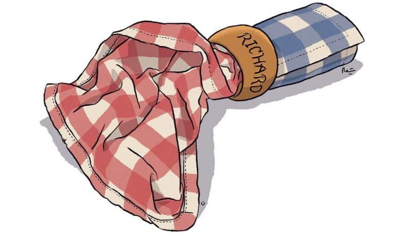 Le rond de serviette, complexe de droite