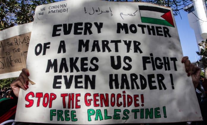 Marche pro-palestinienne Tunisie -2