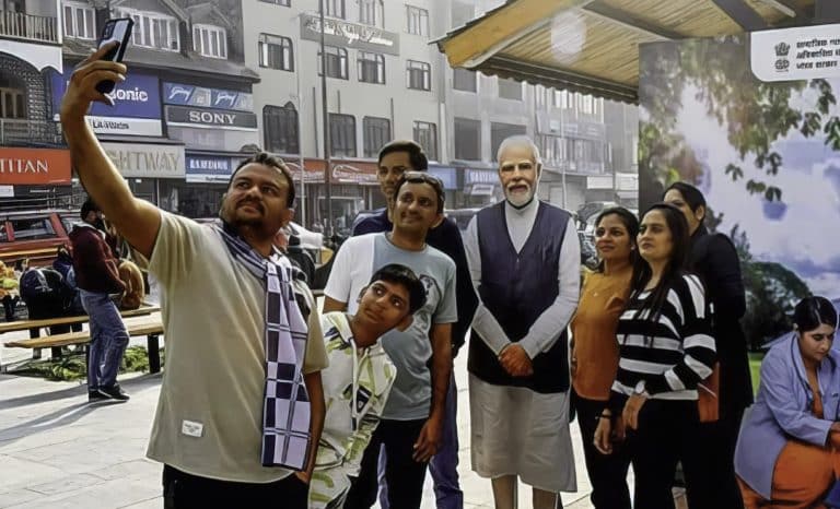 Les selfies de Modi