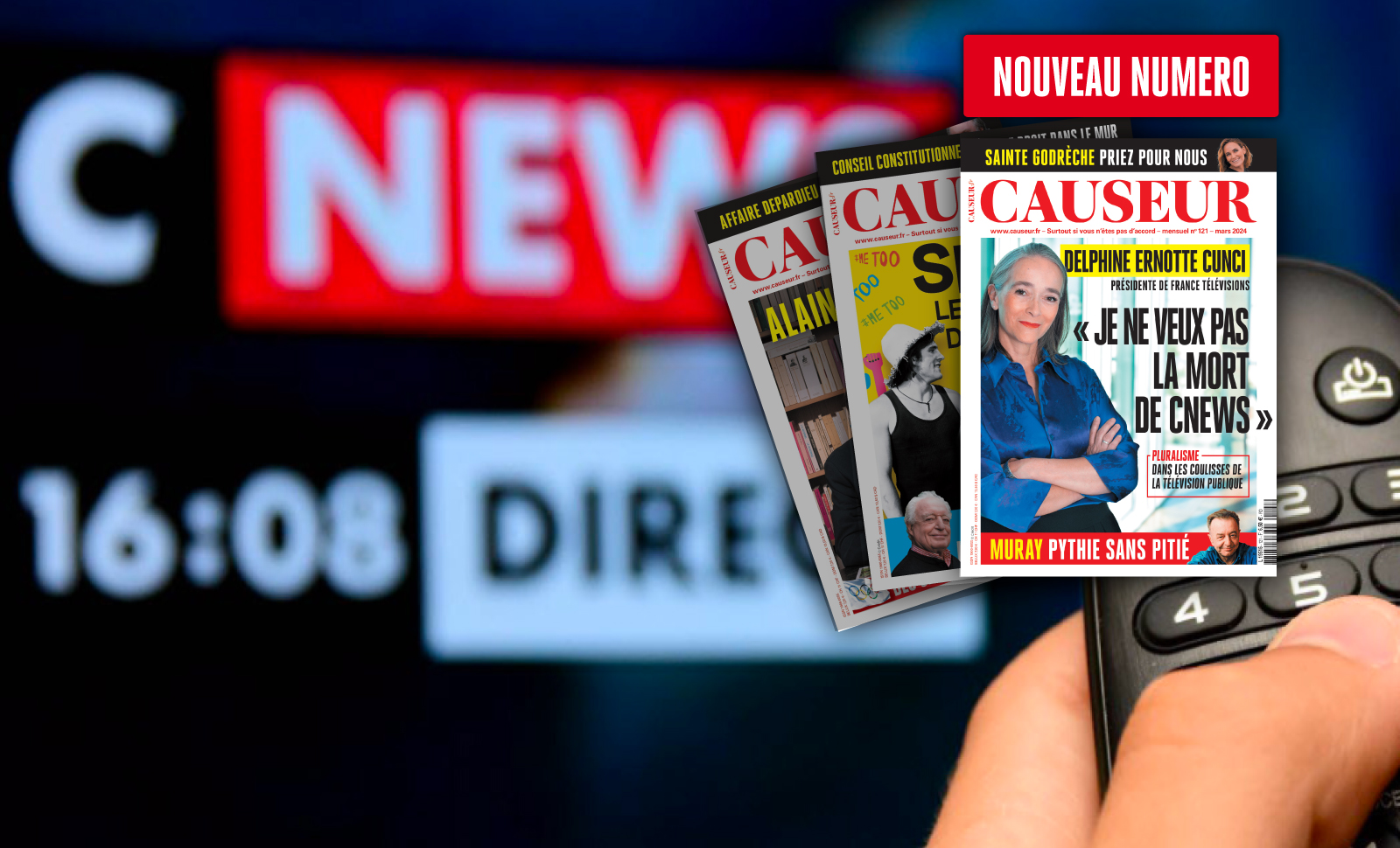Delphine Ernotte: «Je ne veux pas la mort de CNews»