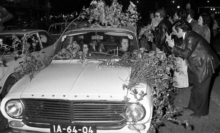 Portugal: des œillets un peu fanés