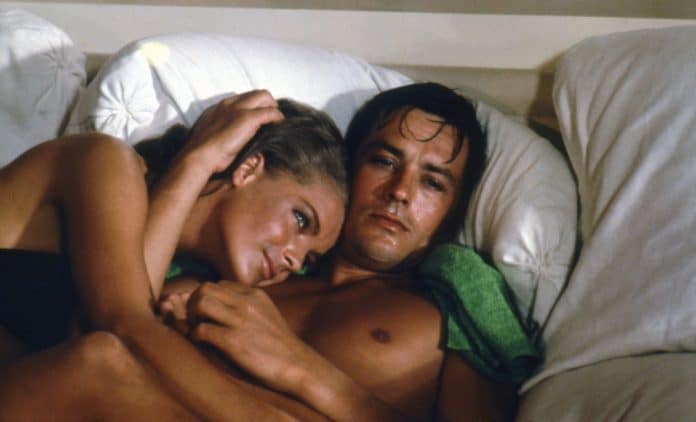 Alain Delon et Romy Schneider