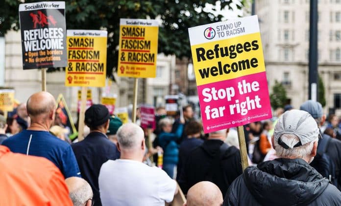 Manif antiraciste Londres