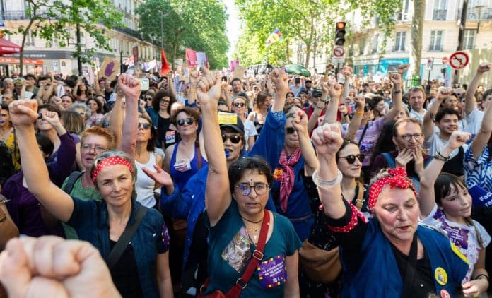 Manifestation feministe