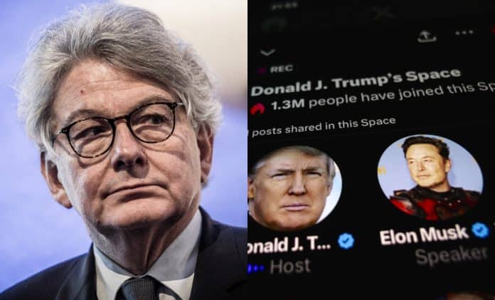 Thierry Breton et Elon musk