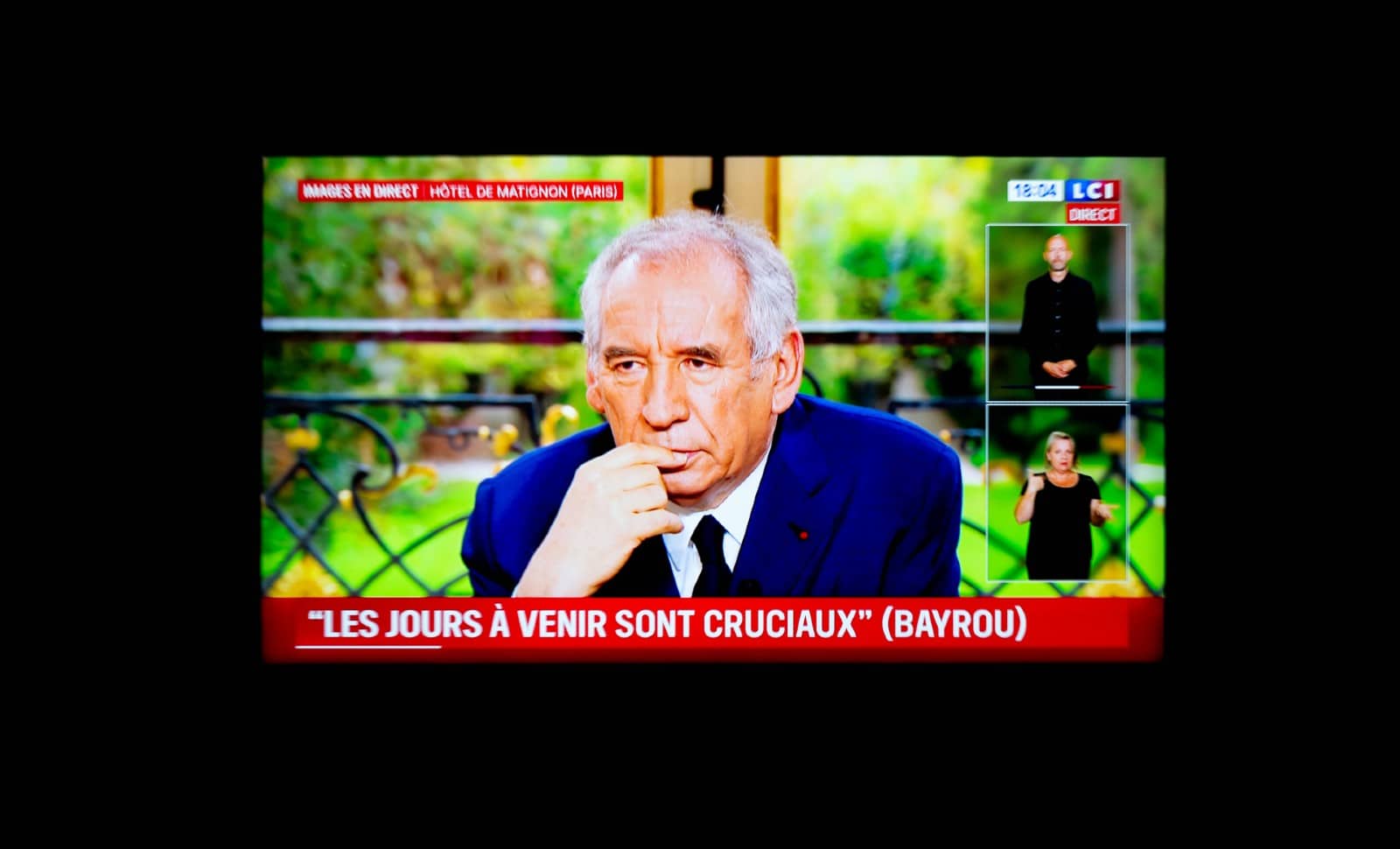 Quelques mots pour François Bayrou…