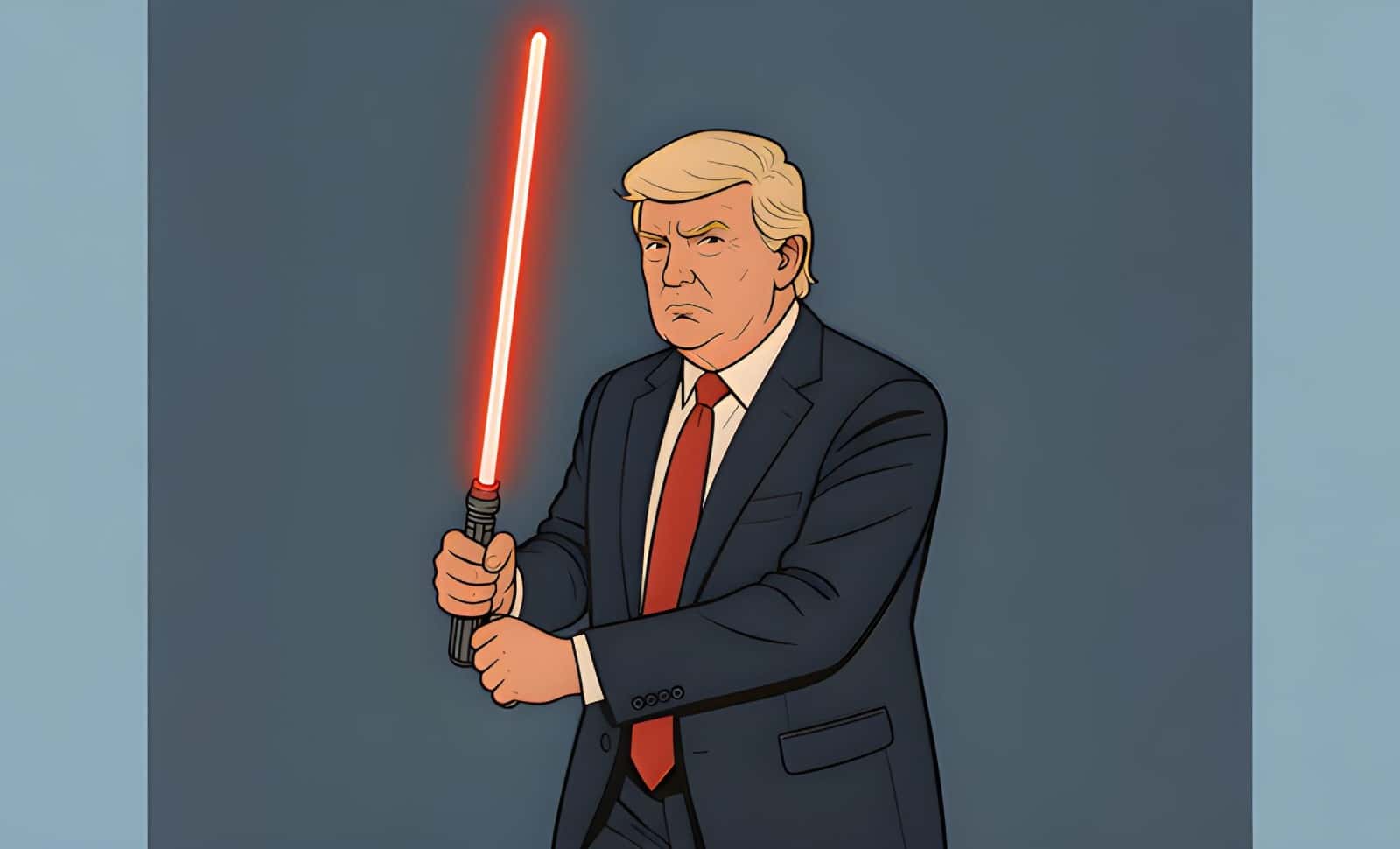 Super-Donald contre Dark-UN!