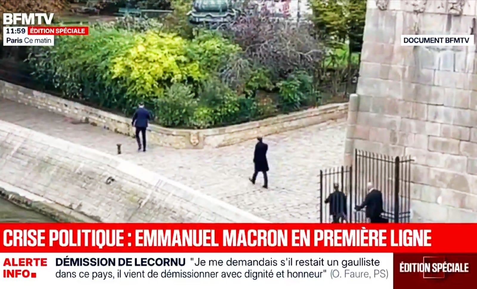 Le président est nu