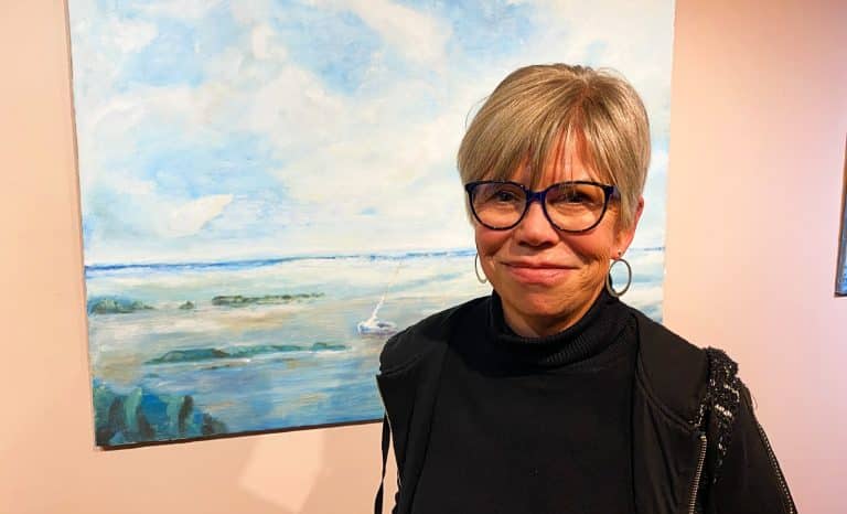 Anne Martelle sous la lumière de Turner