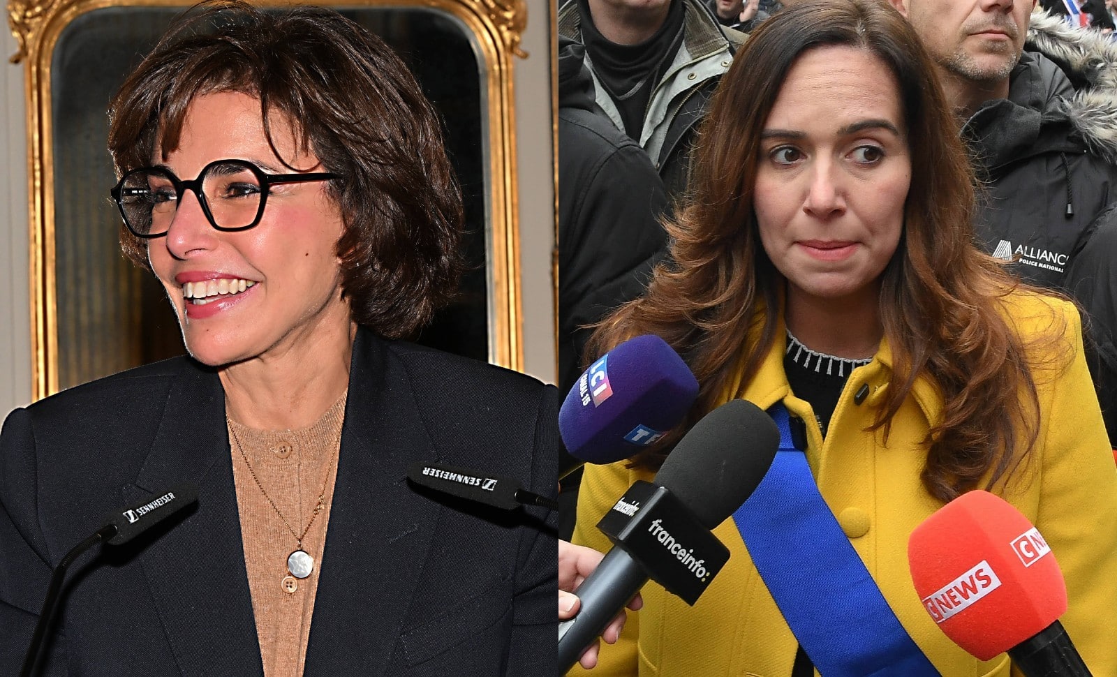 Dati / Knafo: bonnet blanc et escarpins noirs