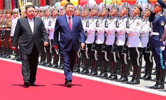 xi-jinping-kim-jong-un-visite