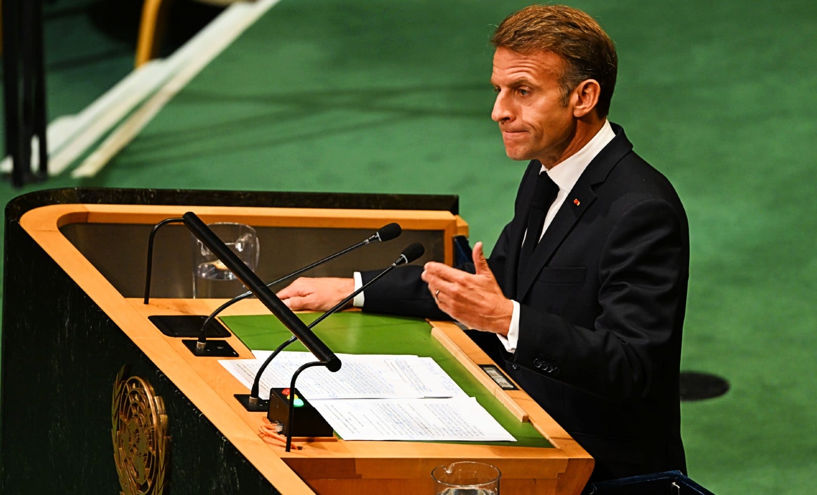 Cisjordanie : quand Emmanuel Macron fait du Mélenchon à l&rsquo;ONU