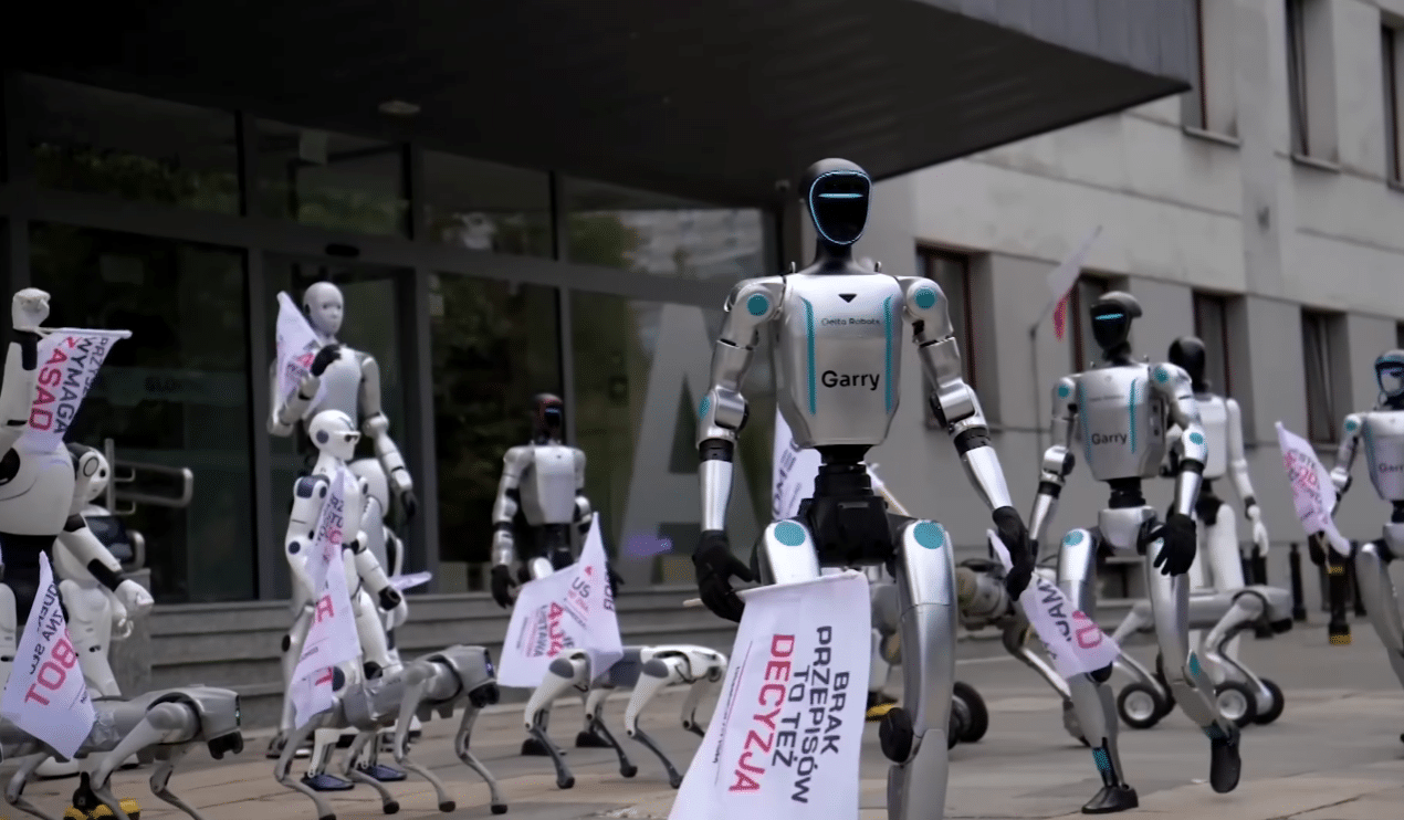Quand les robots participent à la manif