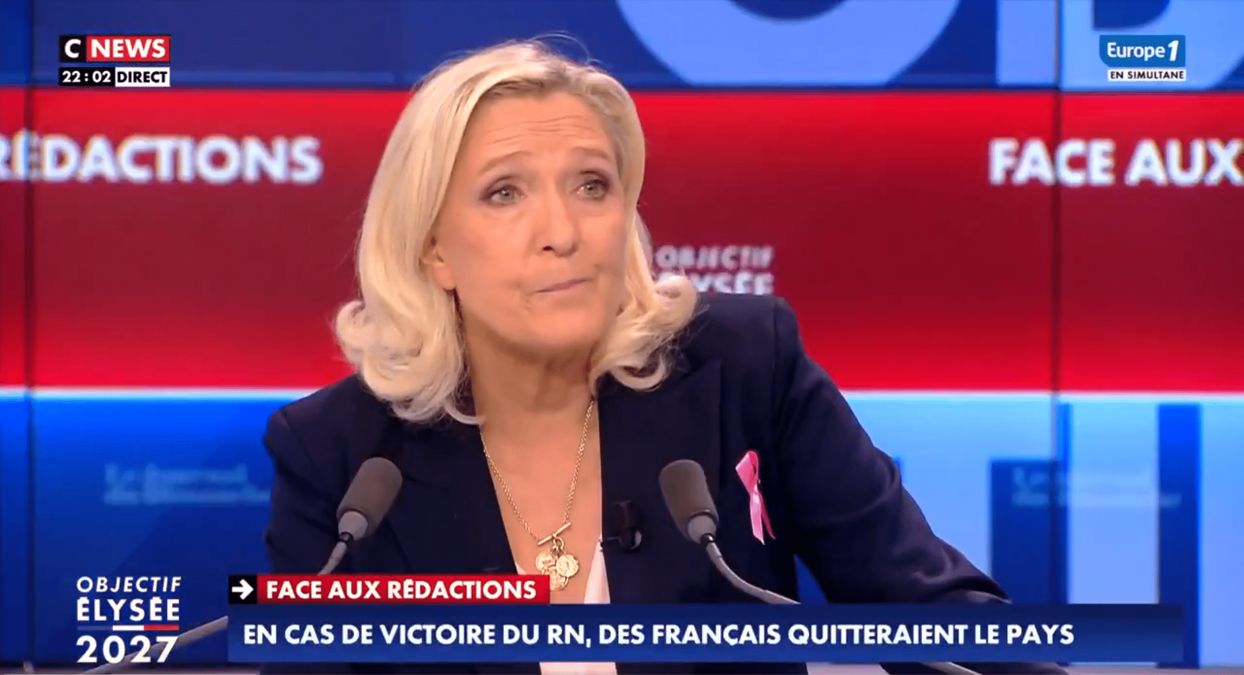 46 % des musulmans prêts à quitter la France si Marine Le Pen est élue: « Ils ont tort », répond la candidate