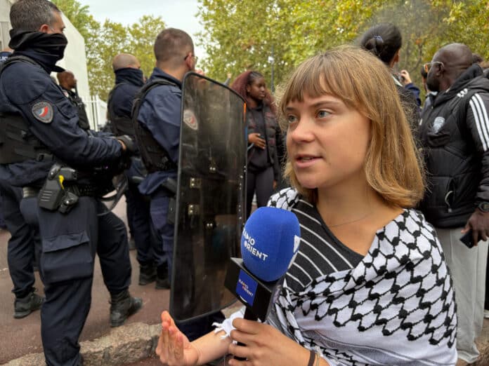Greta Thunberg s'est rendue au lycée Paul-Eluard à Saint-Denis